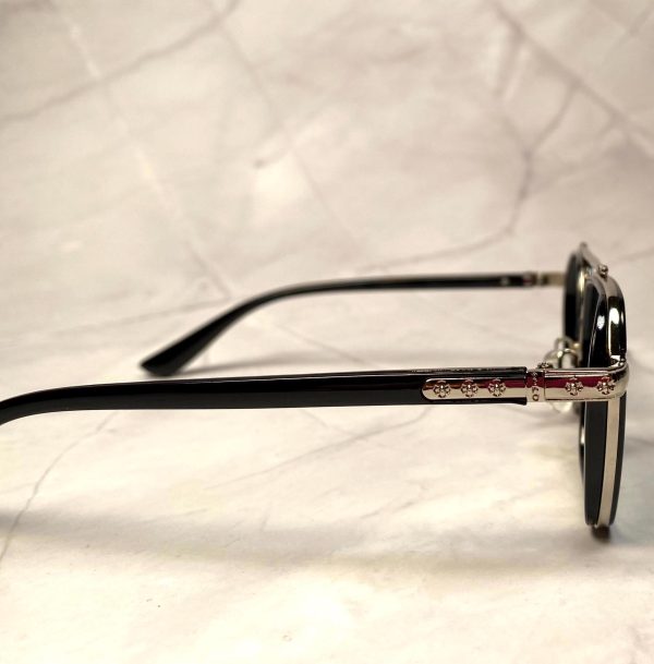 Chrome Hearts style double-bridge square frame sunglasses - Image 7