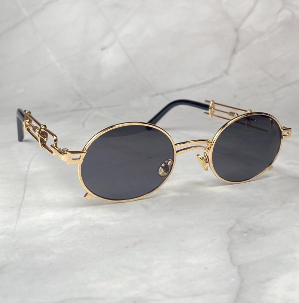 Retro punk round sunglasses - Image 6