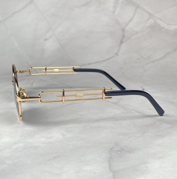 Retro punk round sunglasses - Image 3