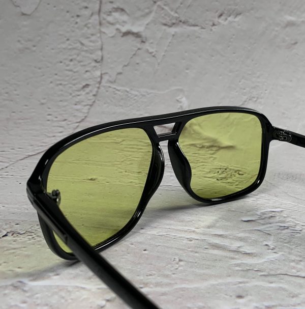 Retro large frame double beam sunglasses - Image 6