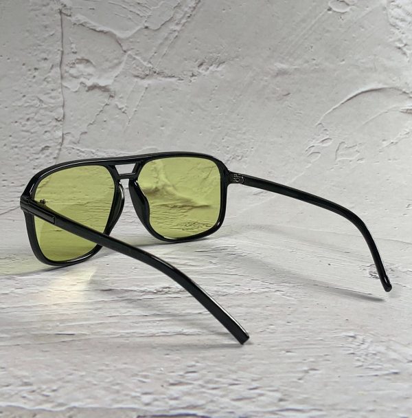 Retro large frame double beam sunglasses - Image 3