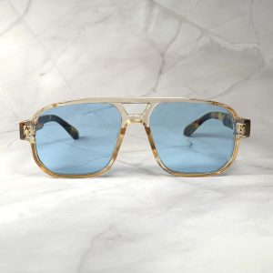 Retro double-bridge sunglasses