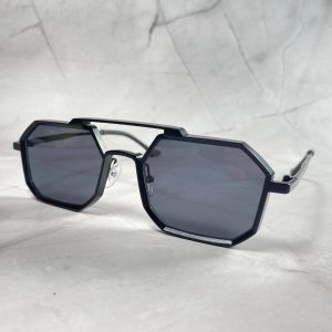 Futuristic polygonal sunglasses