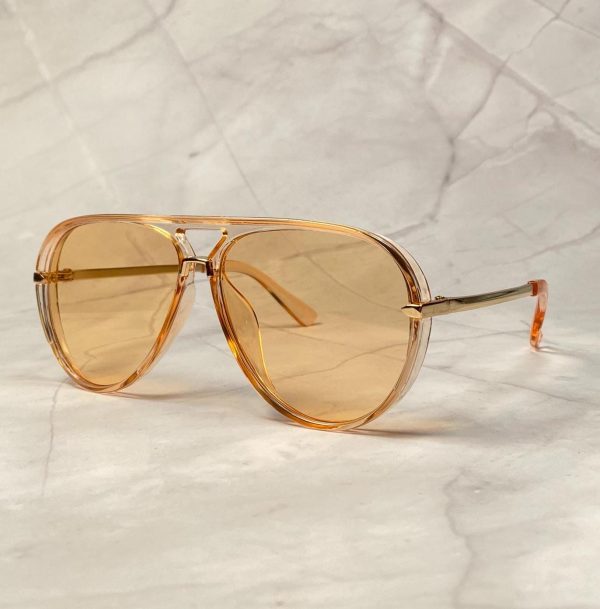 Retro style large frame aviator sunglasses - Image 6