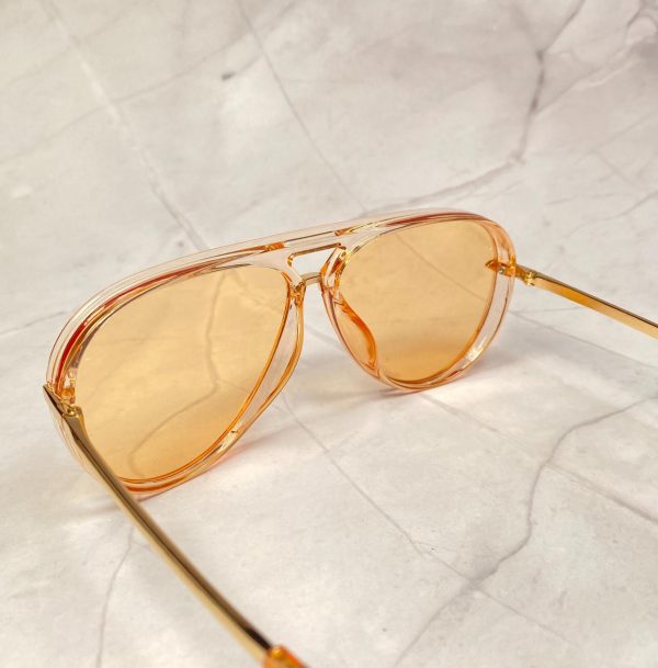 Retro style large frame aviator sunglasses - Image 5