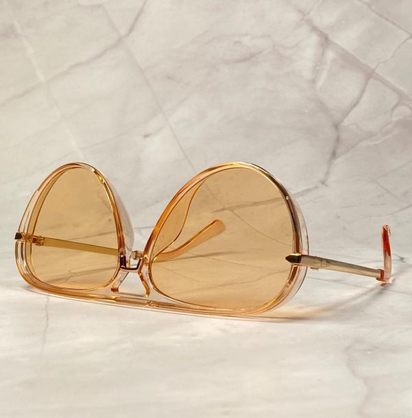 Retro style large frame aviator sunglasses - Image 4