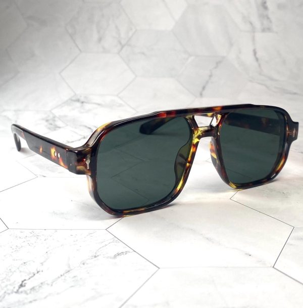 Trendy retro double-bridge sunglasses - Image 2